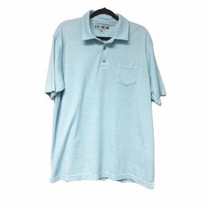 Pebble Beach Polo Men's Golf shirt Light Blue Size XL EUC